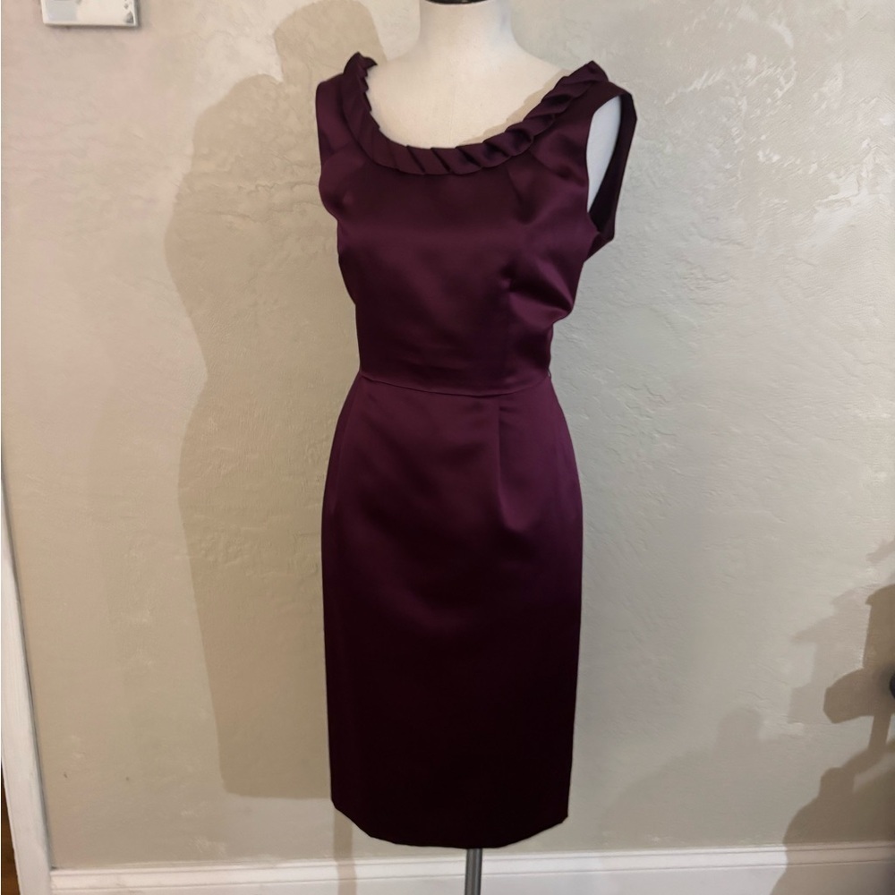 Elegant Antonio Melani Wine Occasion Dress Sz 6